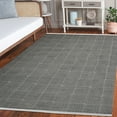 thumbnail image 3 of Anthracite Geometric Area Rugs for Living Room Washable Rugs Boho Moroccan Area Rug Soft Neutral Geometric Bohemian Carpet Distressed Indoor Rug for Bedroom Dining Room Office Foldable Nonslip Rug, 3 of 9