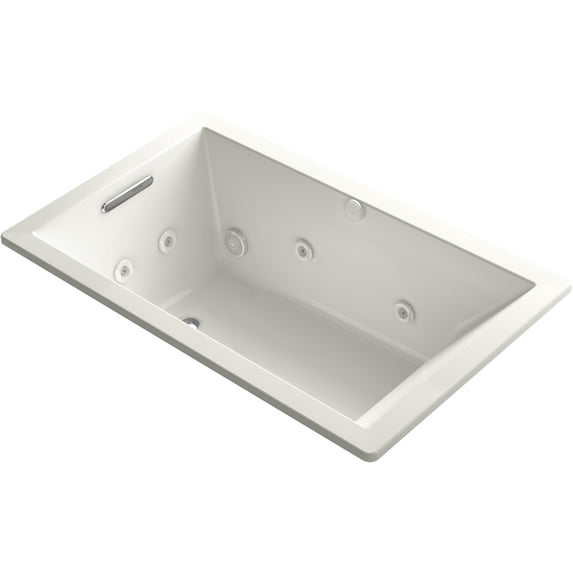 Kohler K-1849-Jh Underscore 60" Drop In Acrylic Experience Tub - Dune