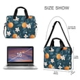 thumbnail image 3 of FORMRS 16" Laptop Bag Carrying Sleeve Case with Handle Travel Shoulder Briefcase, Oranges Pattern, 3 of 8