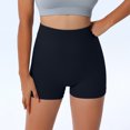 thumbnail image 6 of Biker Shorts for Women Workout High Rise Elastic Waist Yoga Short Pants Slim Fitted Stretchy Fitness Shorts (S, Black), 6 of 6