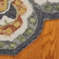 thumbnail image 3 of Ox Bay Eva 6' Round Gray/Yellow Floral Medallion Indoor Area Rug, 3 of 8