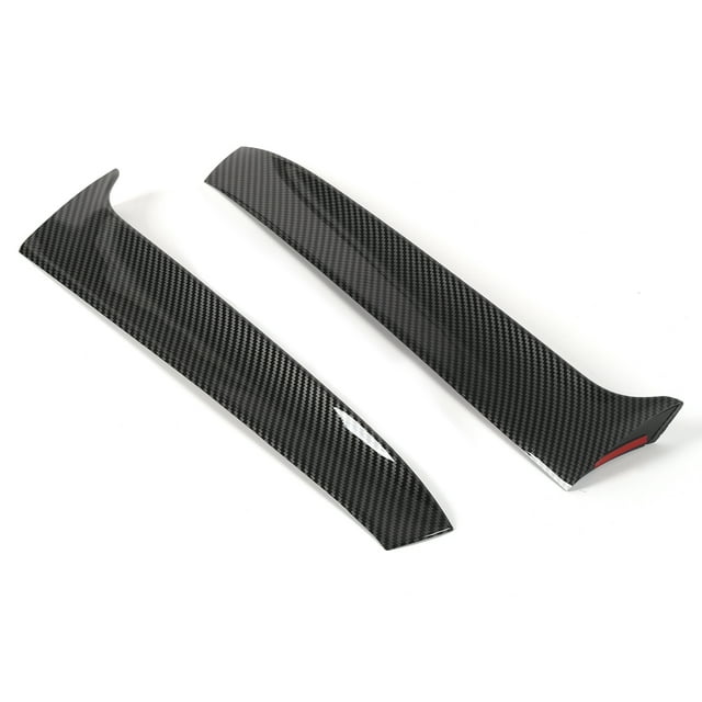 Alerón de Ventana Trasera de 2 uds, reemplazo de modificación de Estilo de Fibra de Carbono de alerón Lateral para 7 R Wagen 2014-2017 Piezas de carrocería automotriz