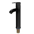 thumbnail image 1 of Matte Black Copper Faucet Single Handle Bathroom Sink Faucet Matte Hot Cold Wate, 1 of 1