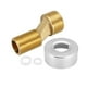 thumbnail image 2 of Repuestos de adaptador de baño de brazo oscilante ajustable G1/2-G3/4 de grifo de bañera de latón sólido de Unique Bargains, 2 of 4
