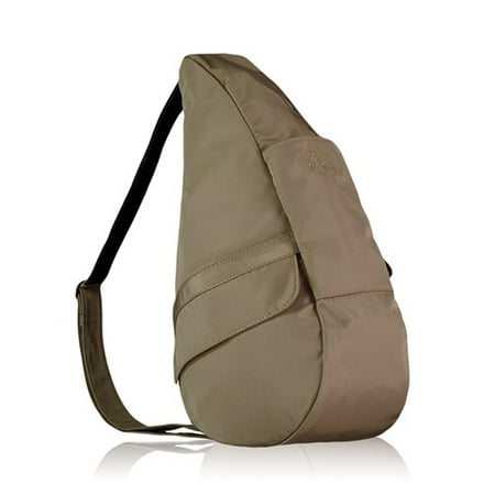 - Small Microfiber Healthy Back Bag - Taupe Small Microfiber Healthy Back Bag