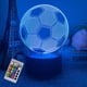 thumbnail image 5 of Inteprter Luz LED Regalo de fútbol único con efecto de iluminación 3D Regalo de fútbol único Decoración con efecto de iluminación 3D Iluminación y accesorios base agrietada, 5 of 6