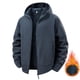 thumbnail image 1 of Ceisia Men's Outdoor Sports Pants Hooded Long Sleeve Winter Loose Fit with Zipper Gift with Pockets, 1 of 6