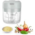 thumbnail image 1 of Onion Cutter Electric, 250 Ml Garlic Press Electric, Mini Electric Chopper Gift, 1 of 5