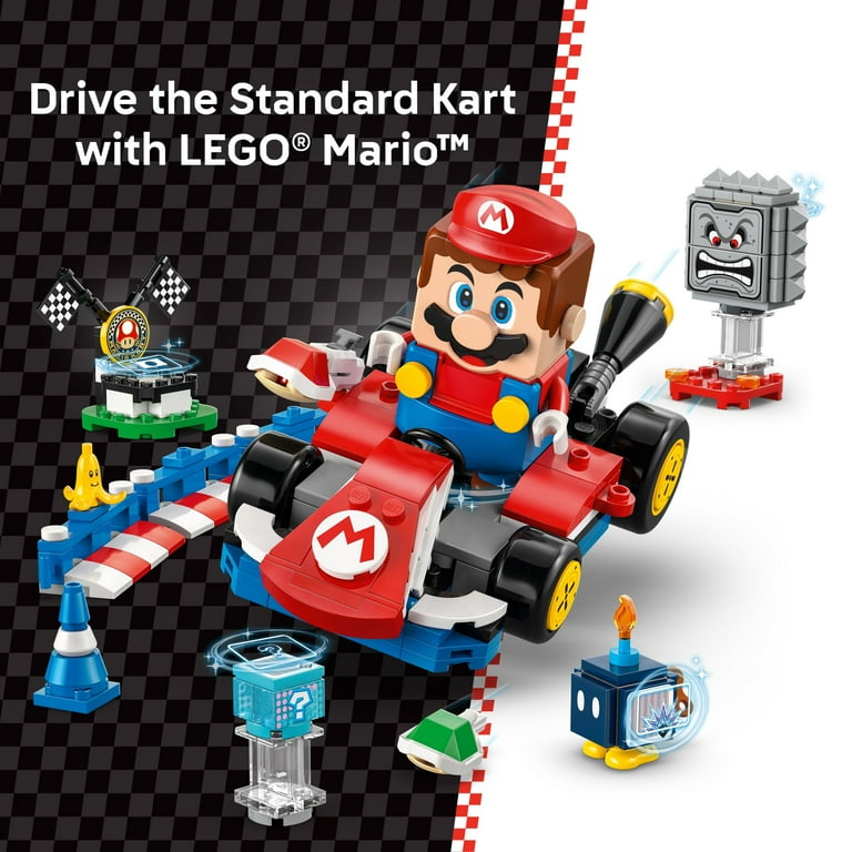 LEGO Super Mario: Mario Kart Race Set, 278 Pieces, Interactive Toy