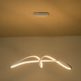 thumbnail image 2 of C Cattleya White Modern Dimmable LED Pendant Light, 2 of 5