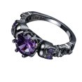 thumbnail image 4 of Anillo de Moda Salvador Matusfreund Punk Joyas Accesorios Mujeres Niñas para Navidad S, 4 of 10