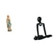 thumbnail image 1 of Estatua de resina Virgen María Figura Pensadora Abstracta Escultura Señora Adorno Decorativo Adecuado para regalar Hogar Oficina Jardín Boo, 1 of 8