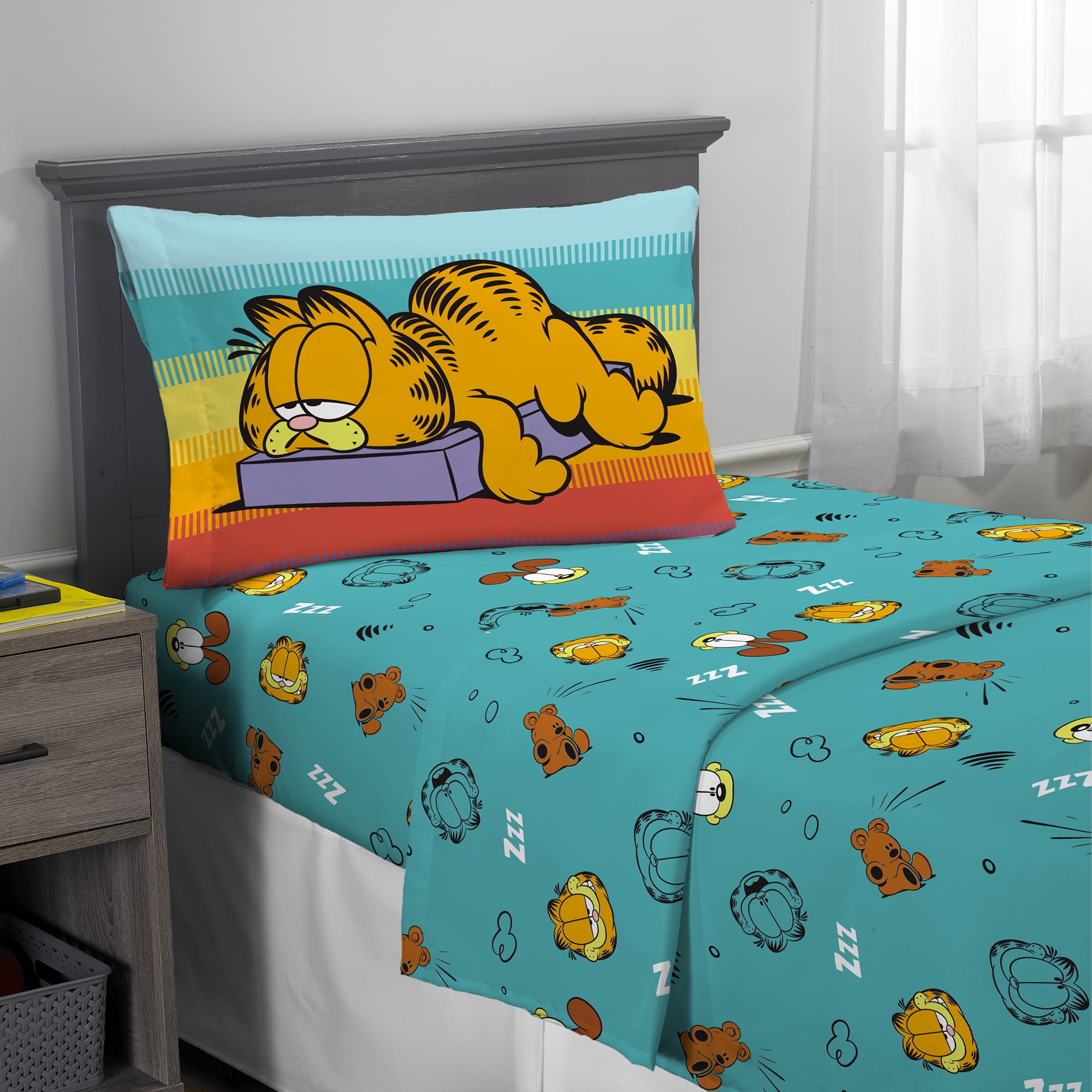 BrandMac Garfield Ropa de Cama Reversible, 80 X 80CM 135 X 200CM