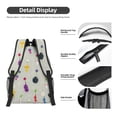 thumbnail image 5 of Lsque Pikmin Pattern Comfortable Student Backpack - Ergonomic Design, Durable, Water-Resistant, Multi-Compartment,Travel, and Outdoor Activities, 5 of 7