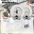 thumbnail image 3 of AutoShack Front Brake Rotors & Calipers for Honda, Fit 2009-2014, FWD L4 1.5L - Coated - ArmorStop - 10.31" (262 mm), 4-Lug, 3 of 5