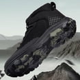 thumbnail image 4 of NOKIO Men Knit Walking Sneakers Breathable Wide Toe Athlet𝗂c Shoes with Adjustable Elastic Strap, Non-S𝗅ip Durab𝗅e Hiking Shoes Summer Lightweight Running Shoes for Back to College, 4 of 8