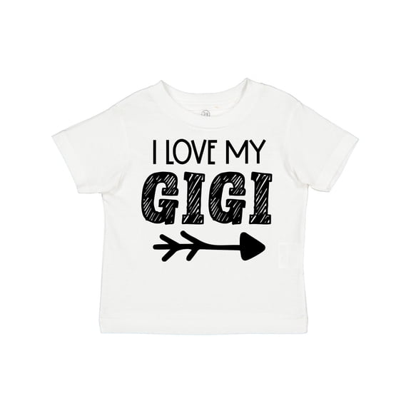 Inktastic I Love My Gigi with Arrow Boys or Girls Toddler T-Shirt