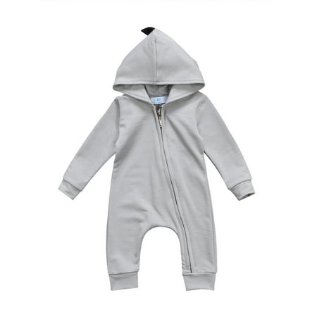 

Springcmy Baby Girls Boys Rompers Long Sleeve Jumpsuit Winter Toddler