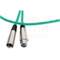 thumbnail image 3 of XLR Microphone Cables (4 Pack) by Fat Toad 50ft Professional Pro Audio Green Mic Cord Extension Patch with Lo-Z Connector 24 AWG Shielded Wire & Balanced for Music Recording Studio Mixer Gear, 3 of 14