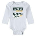 thumbnail image 2 of Infant & Newborn WEAR by Erin Andrews Green Bay Packers Three-Piece Turn Me Around Bodysuits & Pant Set, 2 of 5