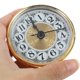 thumbnail image 4 of Mecanismo de reloj redondo con números arábigos, ideal para manualidades en casa u oficina, color dorado., 4 of 8