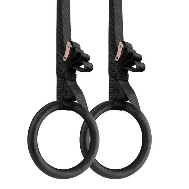 28mm ABS Gymnastic Rings Gym Rings with Adjustable Strap for Home Gym Fitness Body Strength and