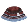thumbnail image 1 of Handmade Bucket Hat Elegant Colorful Decorated Cloches Style for Women Party Simple Hat Cloche Lady Knitted Bucket Hat crushed rice, 1 of 4
