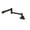 Black, variant on Black Brass Pot Filler Tap Wall Mounted Kitchen Faucet Single Cold Single Hole Tap Rotate Folding Spout Two Choice