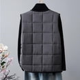 thumbnail image 4 of RXMEKW Veste Sans Manches à Capuche pour Femmes, Doudoune Sans Manches Unie Décontractée avec Poches, Manteau Matelassé à Col Rond pour Usage Quotidien, 4 of 9