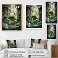 thumbnail image 4 of Designart "Bonanza Of Bear Bathing In The Bathroom II" Bathroom Wall Decor, 4 of 7