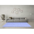 thumbnail image 3 of Ahgly Company Machine Washable Indoor Rectangle Abstract Blue Contemporary Area Rugs, 2' x 5', 3 of 4