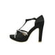 thumbnail image 3 of Sandalia de vestir Tacones Mujer Sintetico Negro Leon 344109, 3 of 4