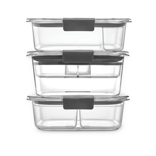 Rubbermaid Brilliance Food Storage Containers, 12 Piece Sandwich and