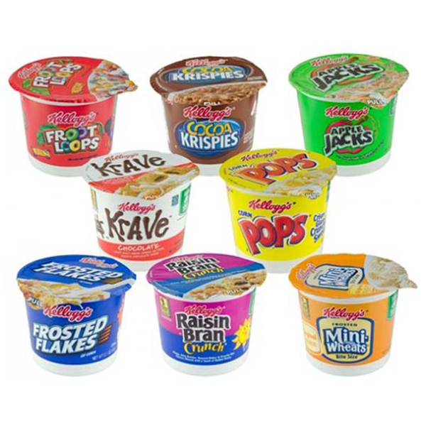 Kellogg's Favorites Variety Pack Cereals Single Serve Cups Pack of 60