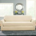 thumbnail image 3 of Sure Fit Stretch Pinstripe Sofa Slipcover, 3 of 4