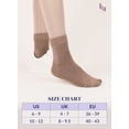 thumbnail image 7 of Hugh Ugoli Women Diabetic Ankle Socks, Super Soft & Thin Bamboo Socks, Wide & Loose, Non-Binding Top & Seamless Toe, 4 Pairs, Milk Coffee, Shoe Size: 10-12, 7 of 7