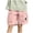 Pink, variant on Boys' Elastic Waist Cargo Shorts Multi-Pocket Casual Summer Shorts