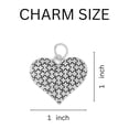 thumbnail image 2 of Silver Autism Awareness Puzzle Piece Heart Split Style Key Chains, 2 of 2