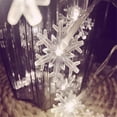thumbnail image 3 of Agiferg Snowflakes Shape String Lights Party Wedding Christmas Decor Lights, 3 of 4
