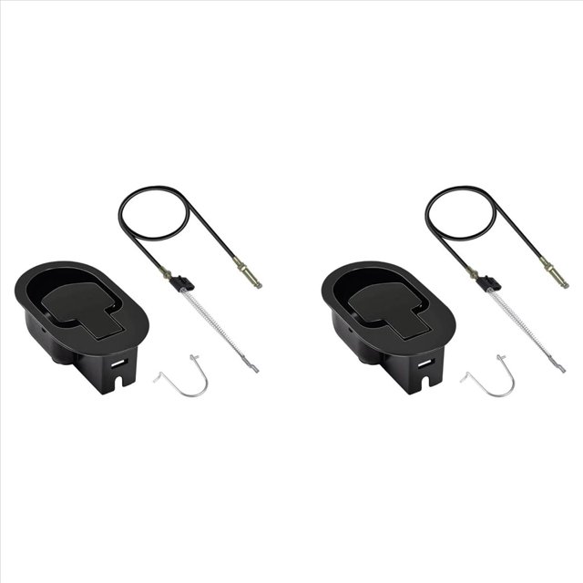 2X Repuesto Universal para Manija de Sillón Reclinable, Palanca de Liberación de Cable, Pestillo Metálico para Sofá, Apto para Sillón .