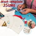 thumbnail image 1 of Daisyyozoid Wholesale 3PC Different Sizes Wooden Reusable Mask Templates Pattern For DIY Masks Tool, 1 of 9