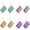 Set A, variant on 4 Pairs Vintage Cassette Tape Earrings 80s 90s Earrings for Women Retro Geometric Drop Dangle for 80's Outfits Cosplay Glow Party Music Party 70s 80s 90s Accessories