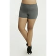 thumbnail image 5 of TheLovely Women & Plus Soft Cotton Active Stretch Outseam Workout Boy Shorts with Wide Wastband (12" Boy Shorts), 5 of 6