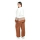 thumbnail image 3 of Conjunto de punto a rayas Roman Fashion / Tallas Extras, 9001 (Chedron) cafe 38, 3 of 6