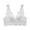 White, variant on hotojiny Women's Bra Cute Lace Bralette Padded Underwire Everyday Bra Wide Strap Full Coverage Comfortable Bra
