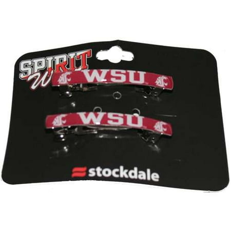 Washington State Cougars Hair Barrette - Set of 2