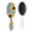 White-908, variant on Southwestern Succulent Hair Brush, Retro Desert Succulent Detangler Paddle Brush with Cute Kawaii Minimalist Botanical Cactus Design, Soft Bristle Hairbrush for Wet & Dry Hair