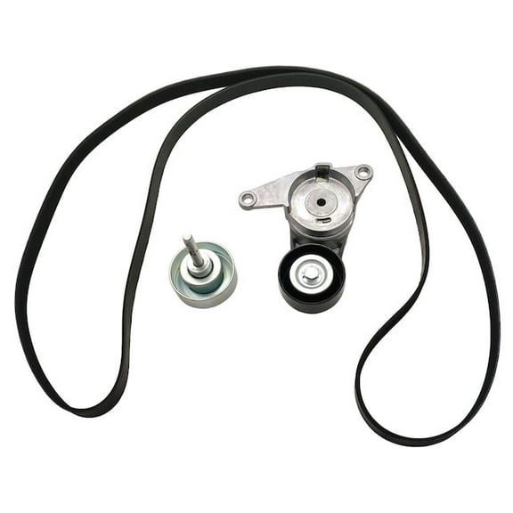Serpentine Belt Drive Component Kit - Compatible with 2008 - 2012 Buick Enclave 3.6L V6 Gas 2009 2010 2011