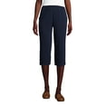 thumbnail image 3 of Lands' End Women's Petite Sport Knit High Rise Elastic Waist Capri Pants, 3 of 3