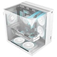 thumbnail image 2 of Gabinete Gamer BALAM RUSH TANK MAJESTIC 6600 ATX Media Torre 5 Fan Panel Cristal Templado USB-C ARGB Blanco BR-941532, 2 of 6